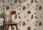 Mystical Celestial Bodies Wallpaper - D343 - WallTrend