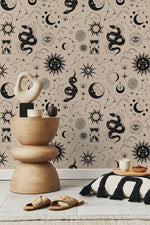 Mystical Celestial Bodies Wallpaper - D343 - WallTrend