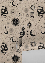 Mystical Celestial Bodies Wallpaper - D343 - WallTrend