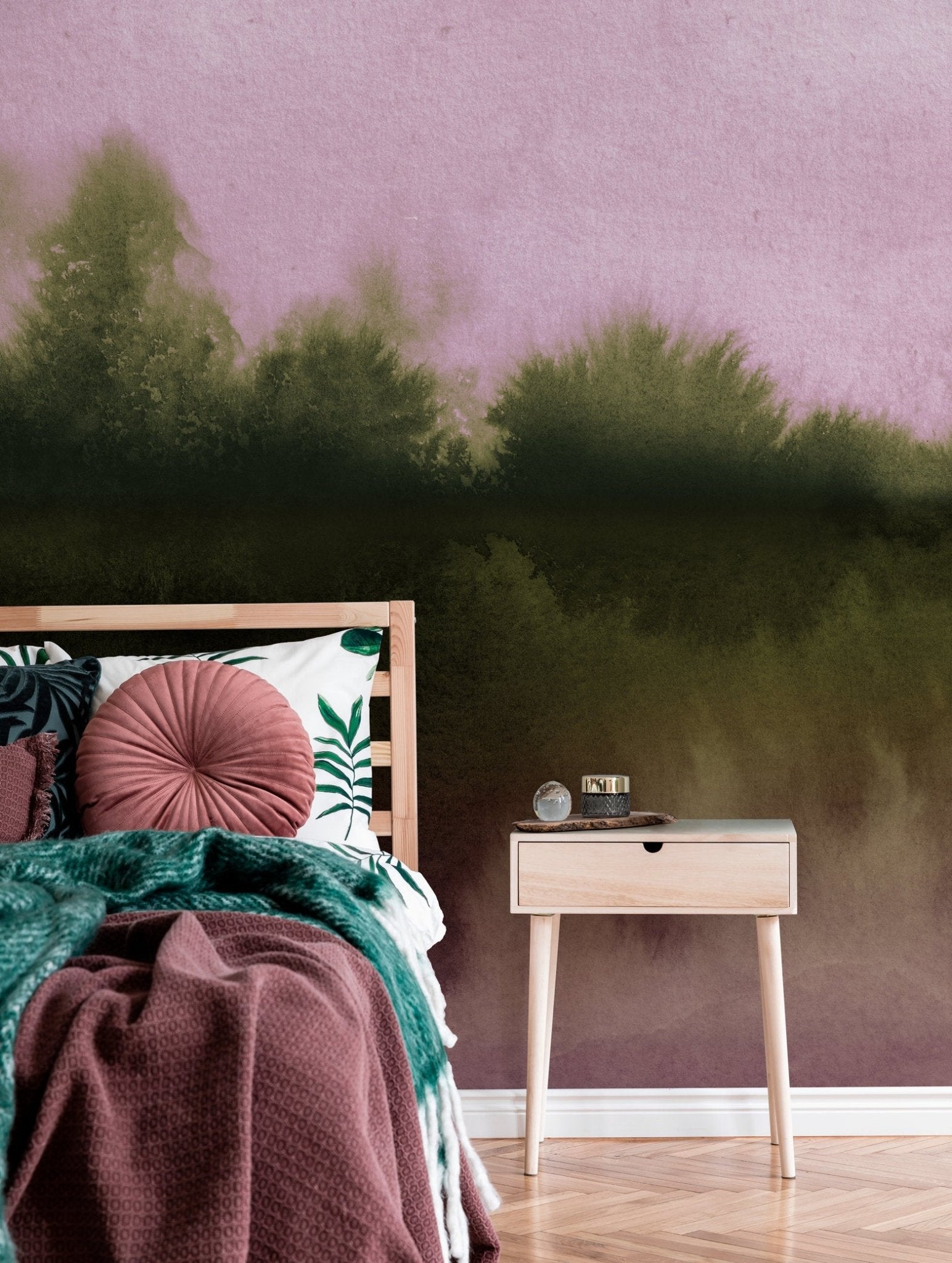 Mystical Forest Reflection Wallpaper - X155 - WallTrend