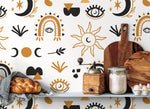 Mystique and Celestial Wallpaper Removable Peel and Stick Wallpaper, Peel and Stick Wallpaper Moon and Magic - ZAAT - WallTrend