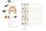 Mystique and Celestial Wallpaper Removable Peel and Stick Wallpaper, Peel and Stick Wallpaper Moon and Magic - ZAAT - WallTrend