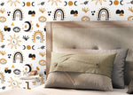 Mystique and Celestial Wallpaper Removable Peel and Stick Wallpaper, Peel and Stick Wallpaper Moon and Magic - ZAAT - WallTrend