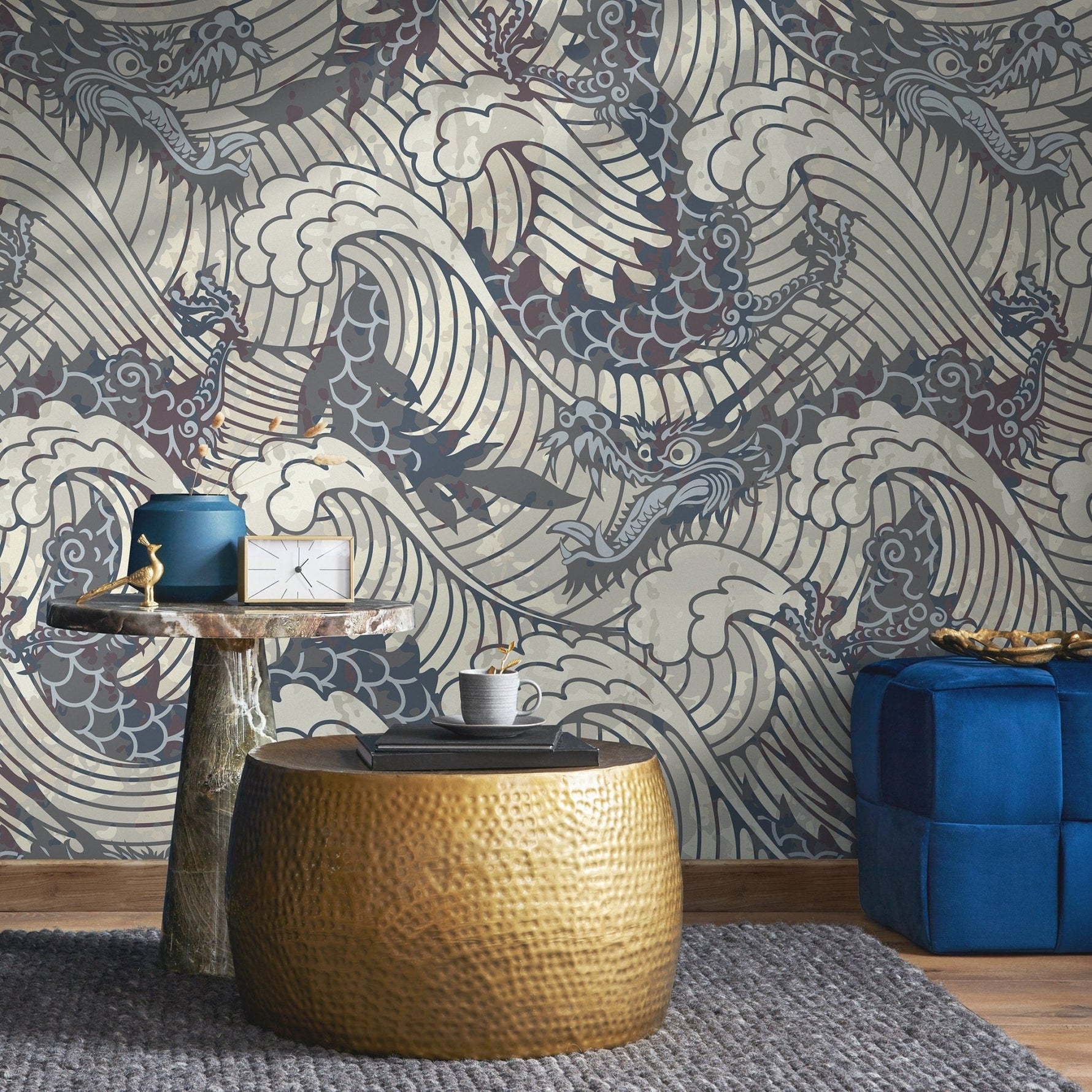 Mythic Dragons Wallpaper - B257 - WallTrend