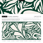 Natural Fern Symmetry Wallpaper - D629 - WallTrend