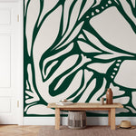 Natural Fern Symmetry Wallpaper - D629 - WallTrend