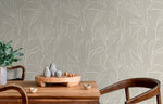 Natural Leaf Silhouettes Wallpaper - C173 - WallTrend
