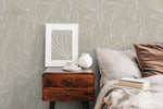 Natural Leaf Silhouettes Wallpaper - C173 - WallTrend