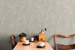 Natural Leaf Silhouettes Wallpaper - C173 - WallTrend