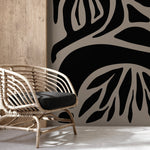 Nature - Inspired Abstract Foliage Wallpaper - D634 - WallTrend