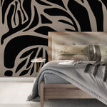 Nature - Inspired Abstract Foliage Wallpaper - D634 - WallTrend