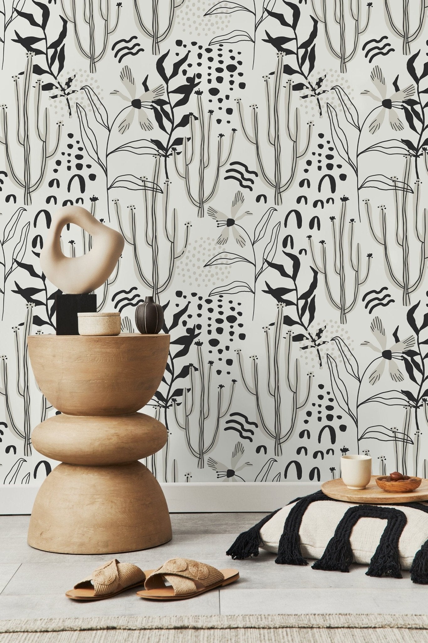 Nature - Inspired Botanical Illustrations Wallpaper - D315 - WallTrend