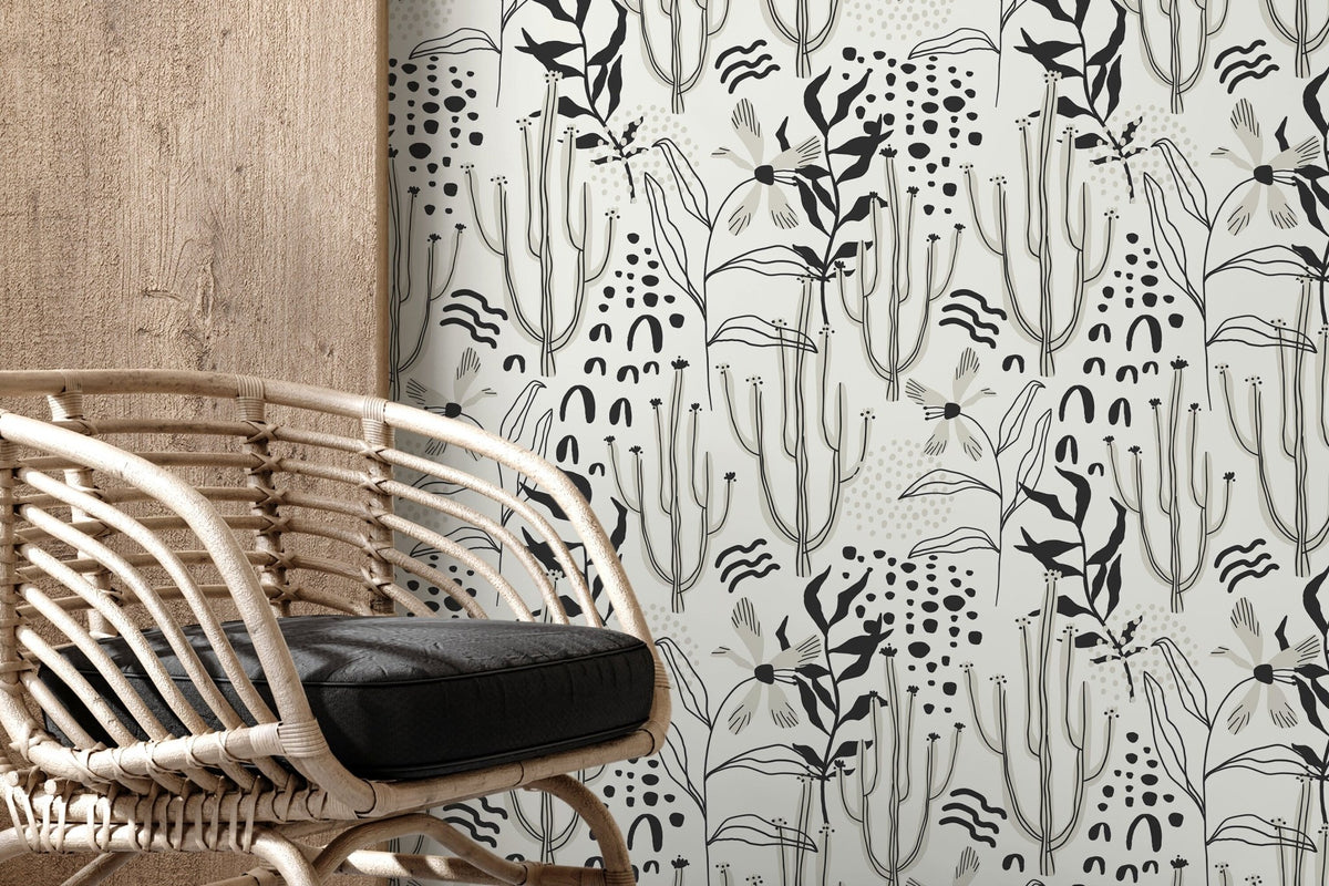 Nature - Inspired Botanical Illustrations Wallpaper - D315 - WallTrend