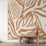 Nature Inspired Botanical Shapes Wallpaper - D692 - WallTrend