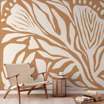 Nature Inspired Botanical Shapes Wallpaper - D692 - WallTrend