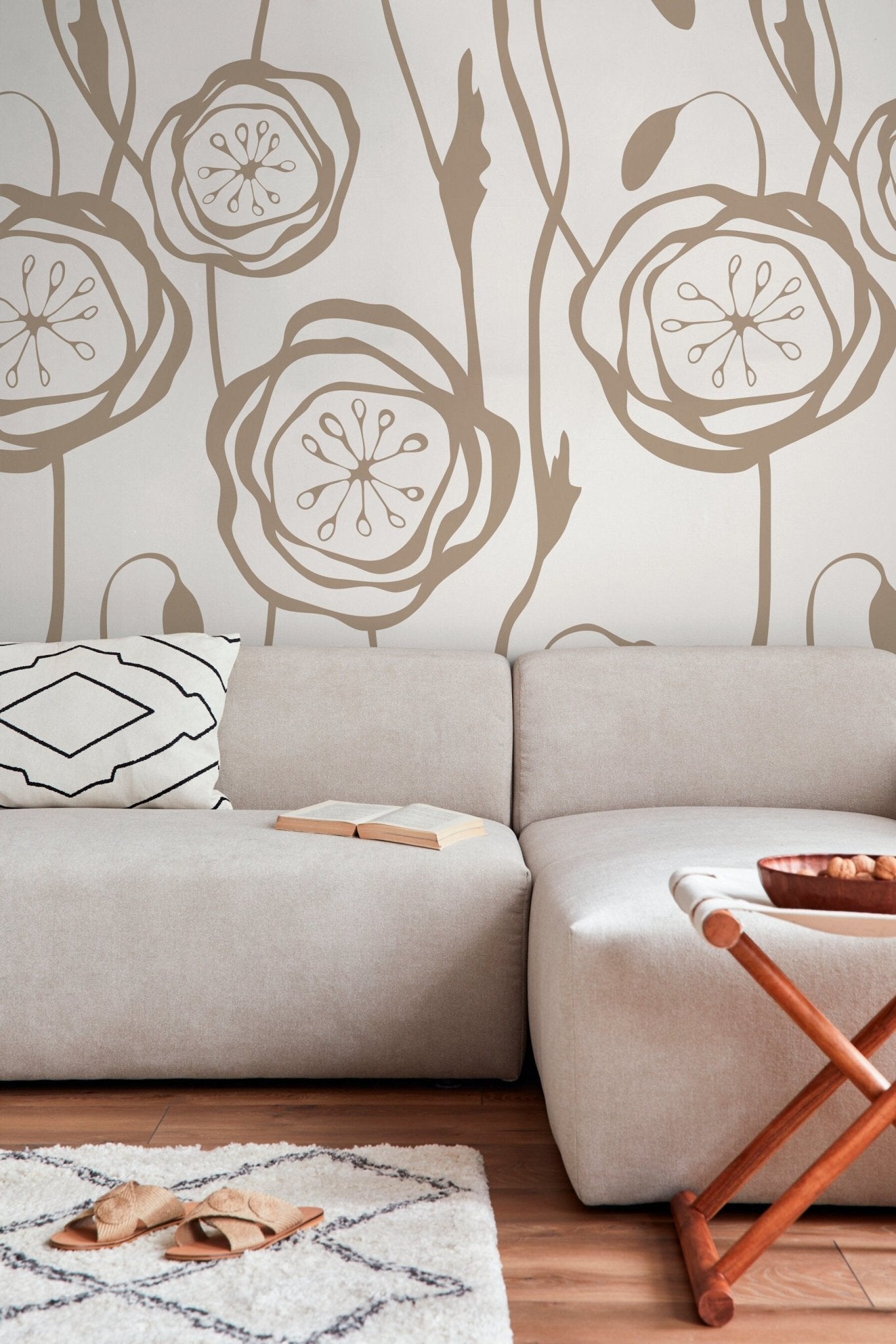 Nature - Inspired Botanical Wallpaper - C237 - WallTrend