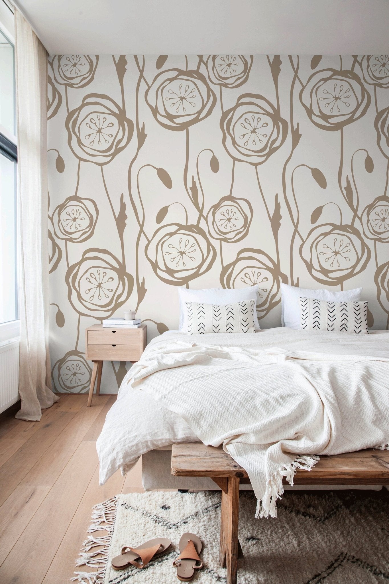 Nature - Inspired Botanical Wallpaper - C237 - WallTrend