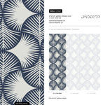 Nature - Inspired Leaf Pattern Wallpaper - C102 - WallTrend