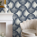 Nature - Inspired Leaf Pattern Wallpaper - C102 - WallTrend