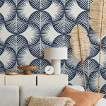 Nature - Inspired Leaf Pattern Wallpaper - C102 - WallTrend