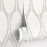 Nature Inspired Leaf Pattern Wallpaper - C988 - WallTrend