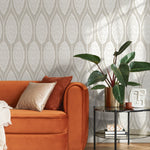 Nature Inspired Leaf Pattern Wallpaper - C988 - WallTrend