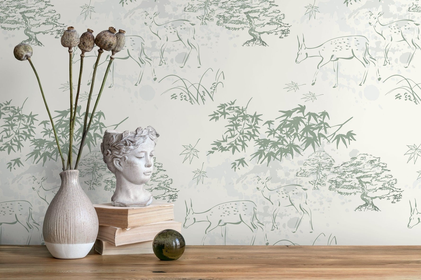 Nature Serenity Wallpaper - D498 - WallTrend