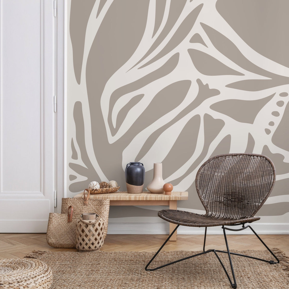Natures Silhouette Wallpaper - D630 - WallTrend