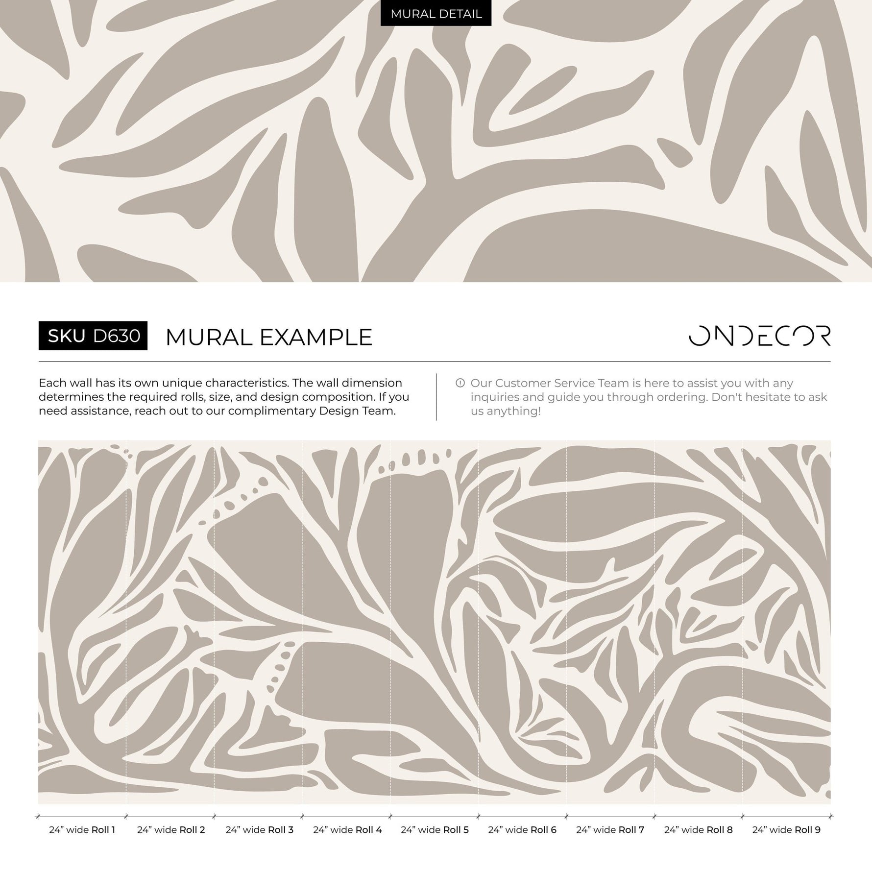 Natures Silhouette Wallpaper - D630 - WallTrend