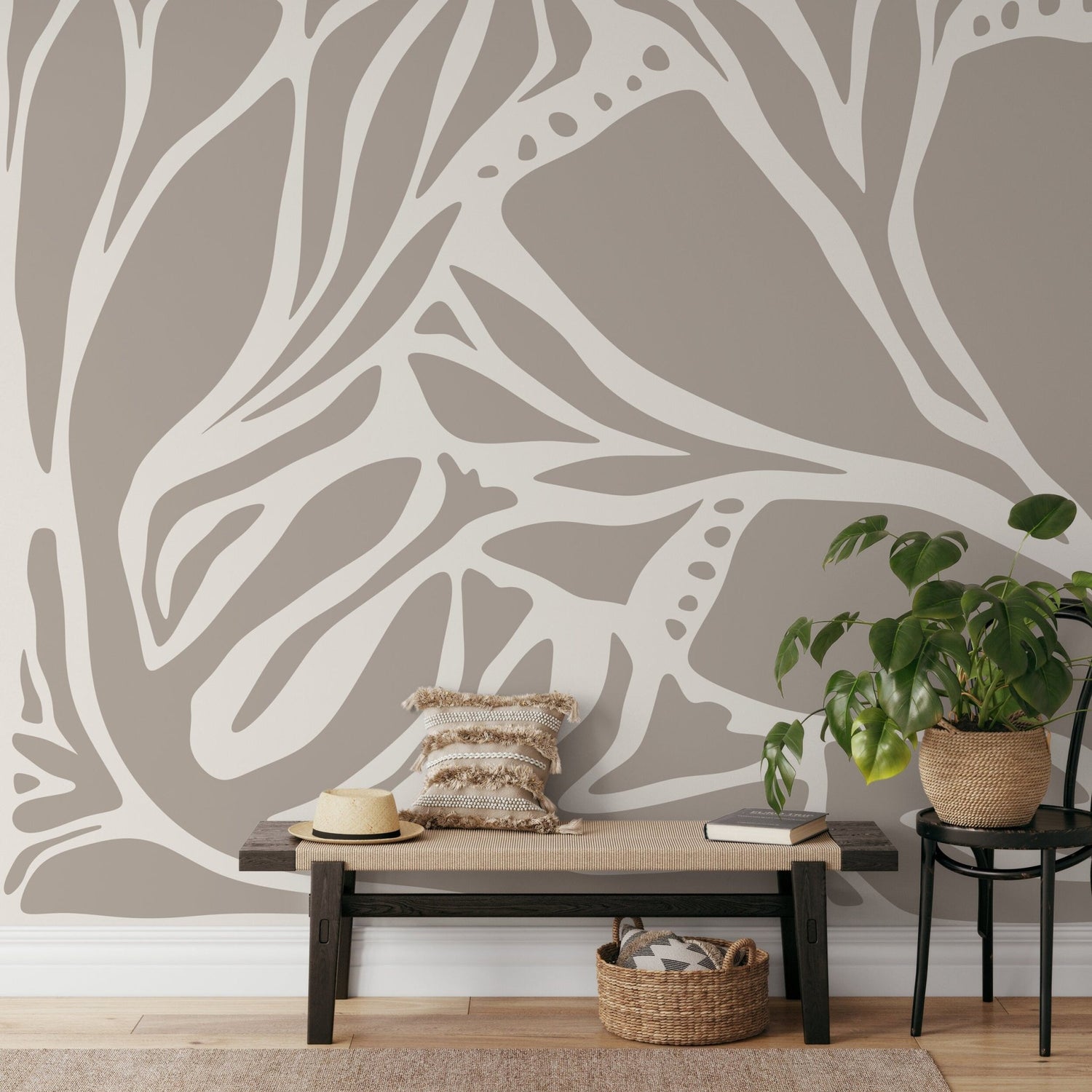 Natures Silhouette Wallpaper - D630 - WallTrend