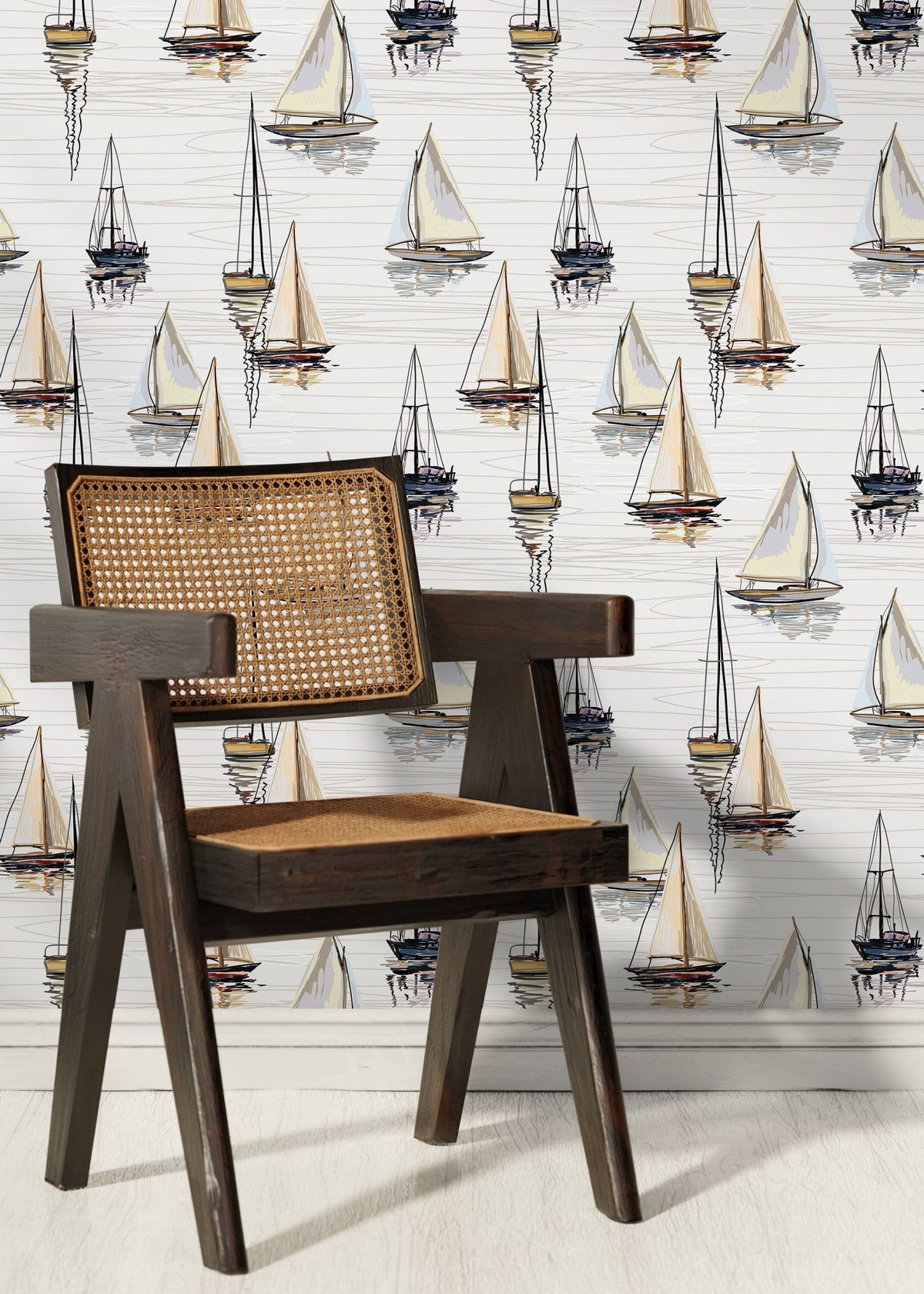 Nautical Reflections Wallpaper - D484 - WallTrend