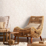 Neutral Abstract Petal Wallpaper - C594 - WallTrend