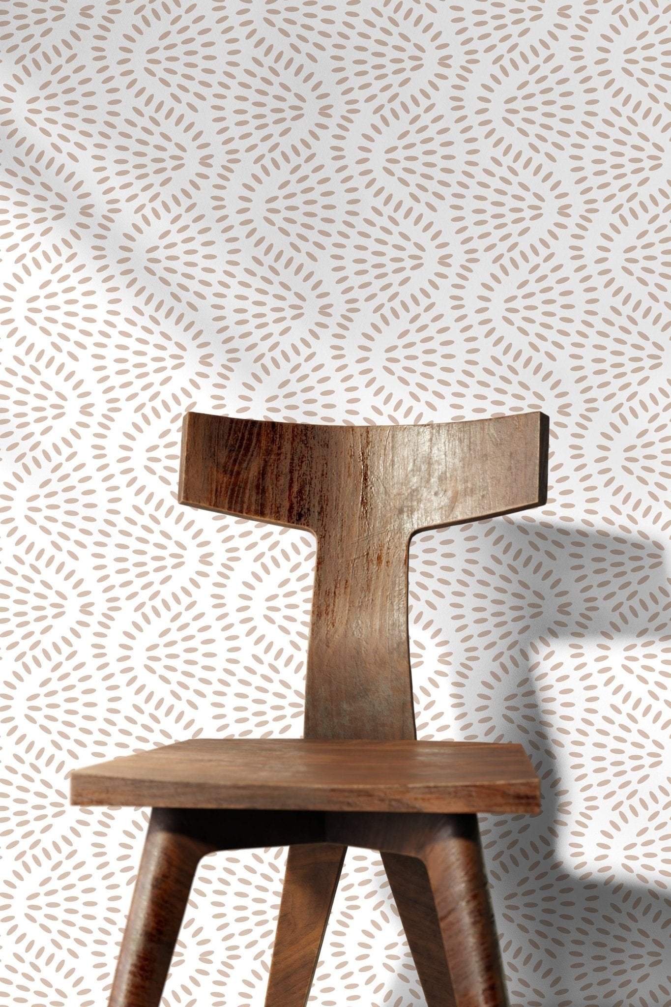Neutral Abstract Petal Wallpaper - C594 - WallTrend