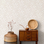 Neutral Abstract Petal Wallpaper - C594 - WallTrend