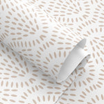 Neutral Abstract Petal Wallpaper - C594 - WallTrend