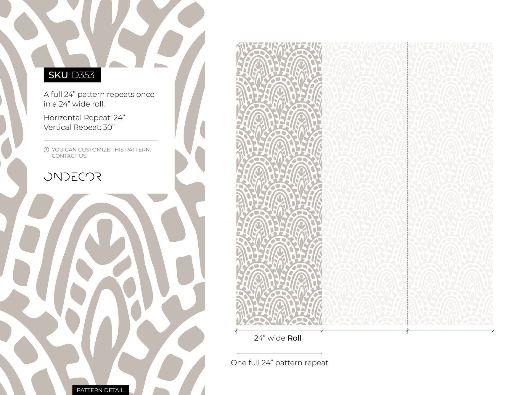 Neutral Abstract Wallpaper / Peel and Stick Wallpaper Removable Wallpaper Home Decor Wall Art Wall Decor Room Decor - D353 - WallTrend