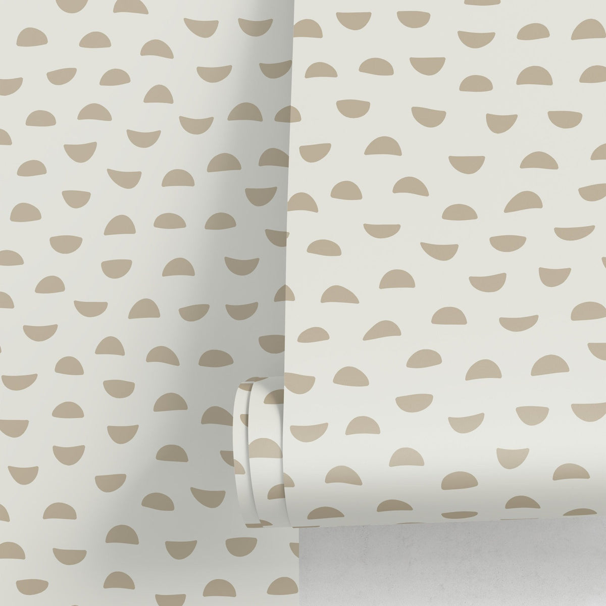 Neutral Arcs Wallpaper - SKU C588 - WallTrend