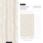 Neutral Herringbone Wallpaper Boho Wallpaper Peel and Stick and Traditional Wallpaper - D790 - WallTrend
