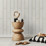 Neutral Herringbone Wallpaper Minimalist Wallpaper Peel and Stick and Traditional Wallpaper - D800 - WallTrend