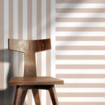 Neutral Striped Wallpaper Modern Geometric Wallpaper Peel and Stick and Traditional Wallpaper - D737 - WallTrend