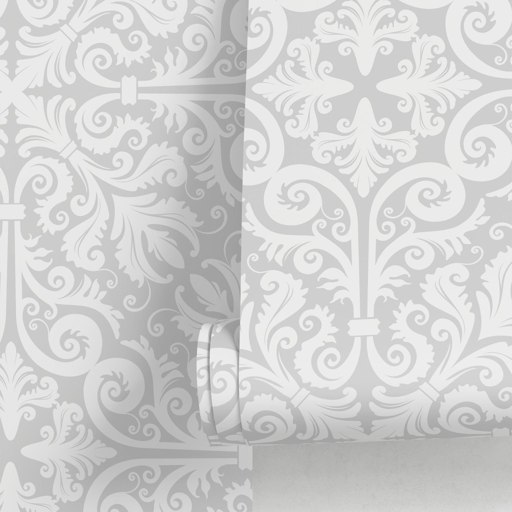 Neutral Vintage Wallpaper Victorian Wallpaper Peel and Stick and Traditional Wallpaper - A574 - WallTrend