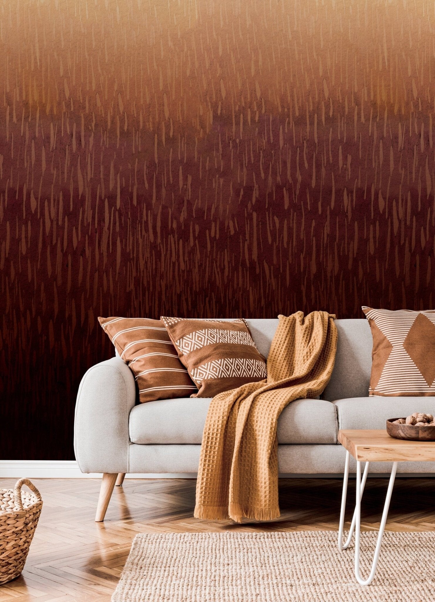Ombre Rainfall Wallpaper - X158 - WallTrend