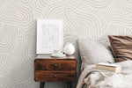 Organic Curves Wallpaper - C886 - WallTrend
