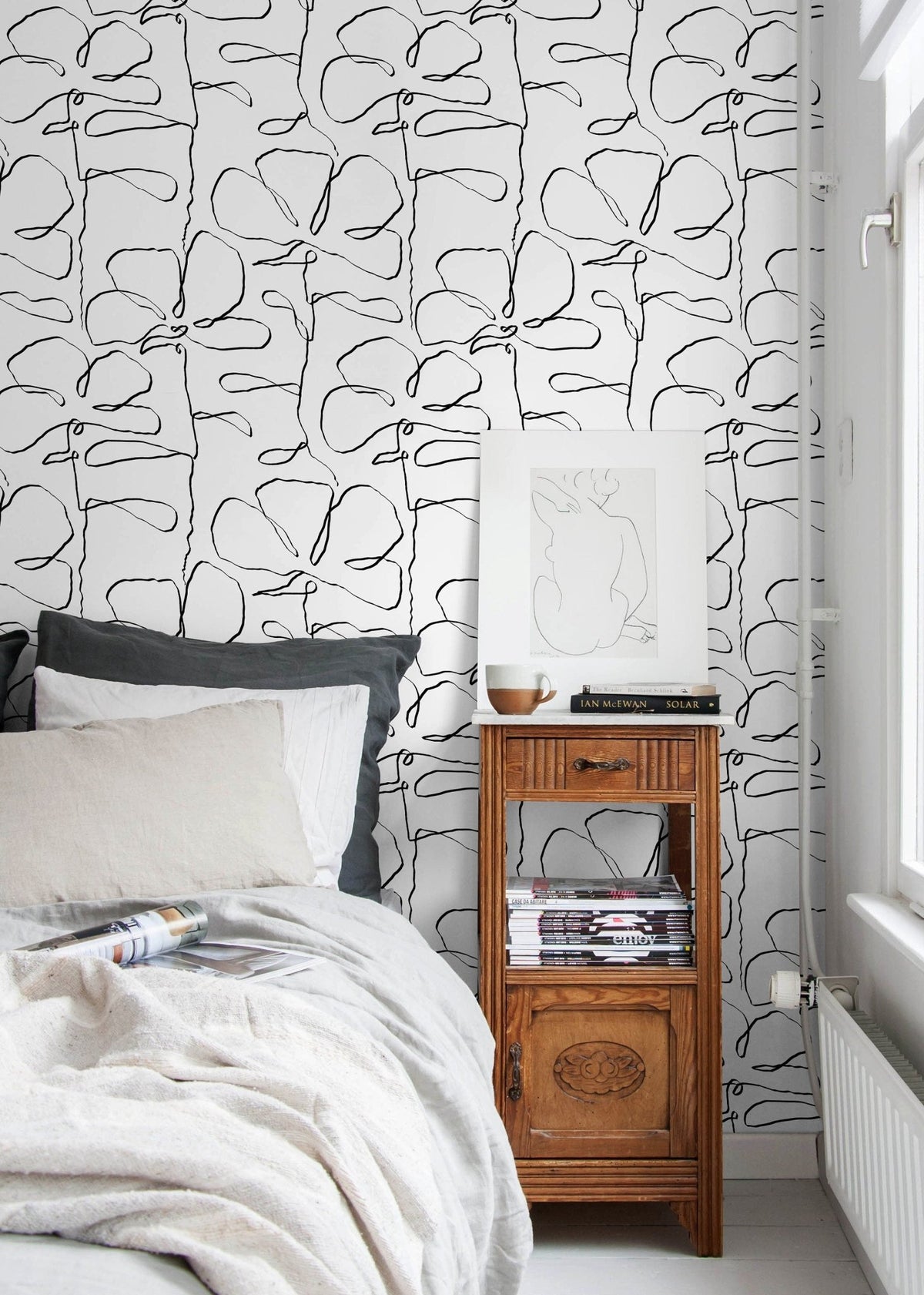 Organic Lines Wallpaper - C674 - WallTrend