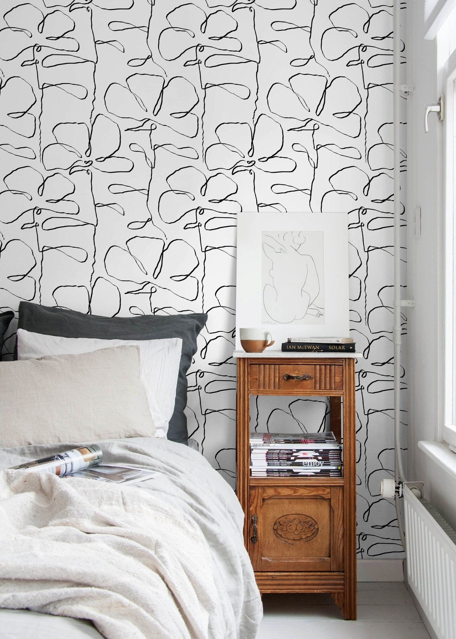 Organic Lines Wallpaper - C674 - WallTrend