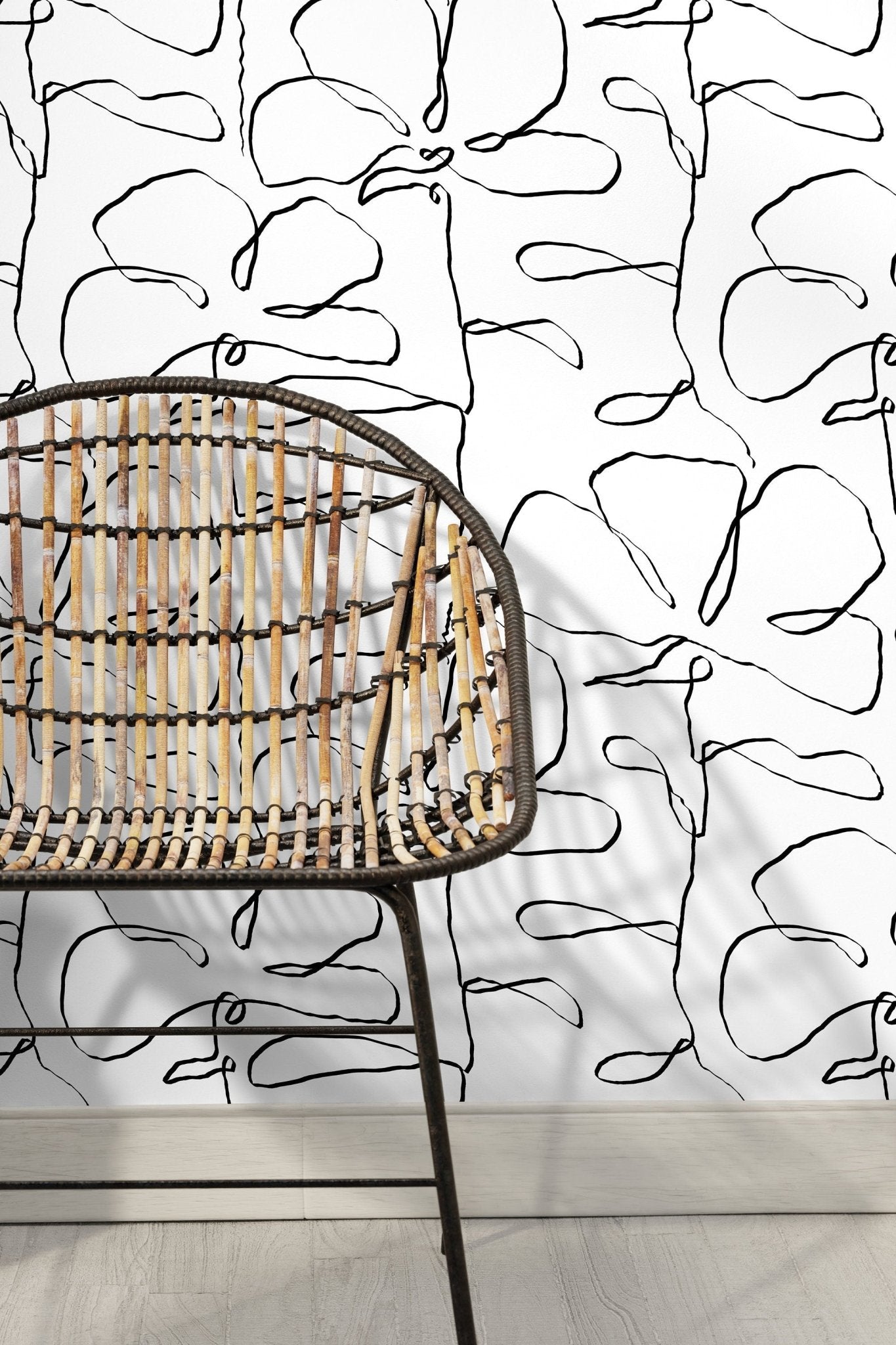 Organic Lines Wallpaper - C674 - WallTrend