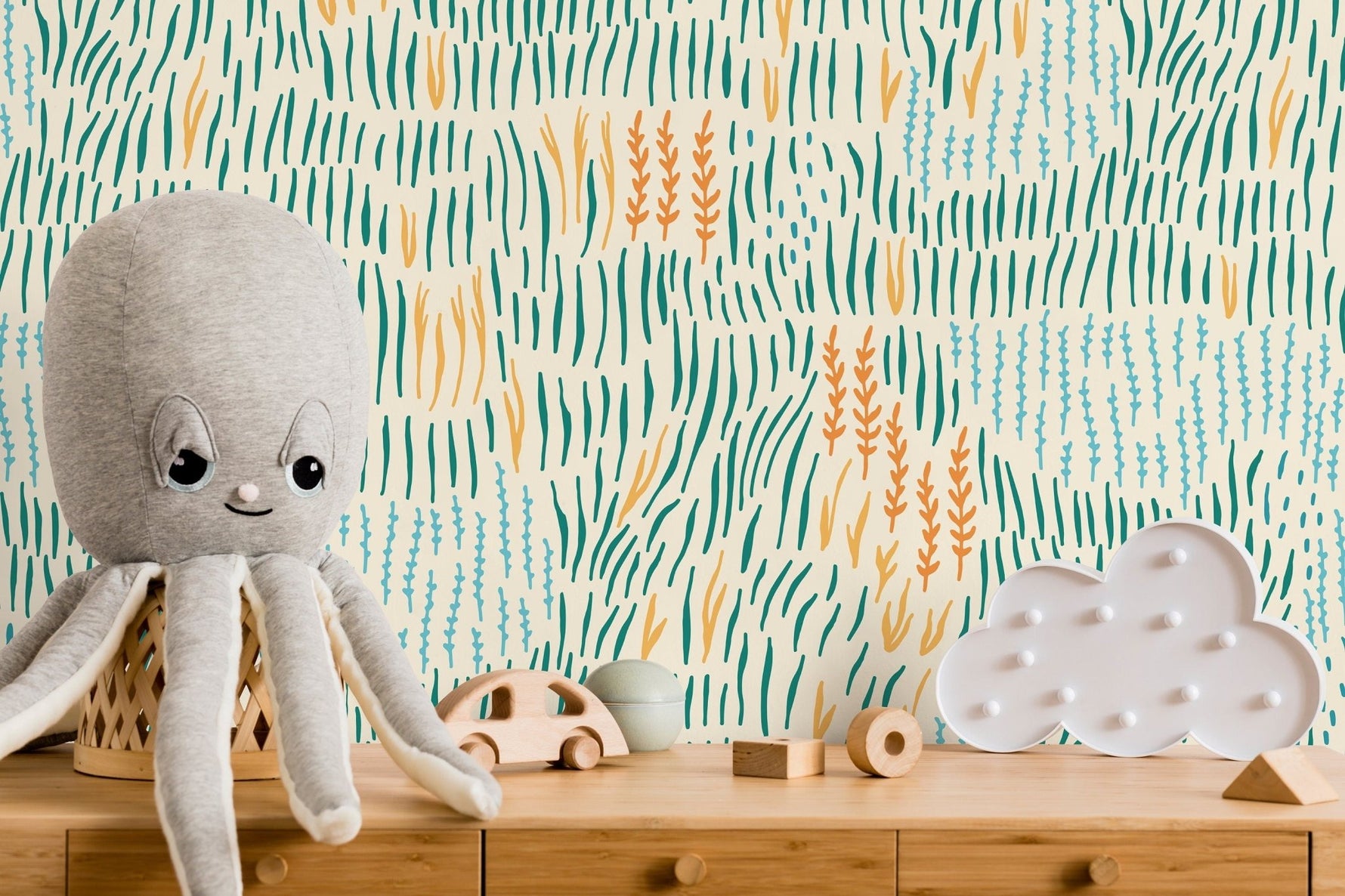 Organic Lines Wallpaper - D290 - WallTrend