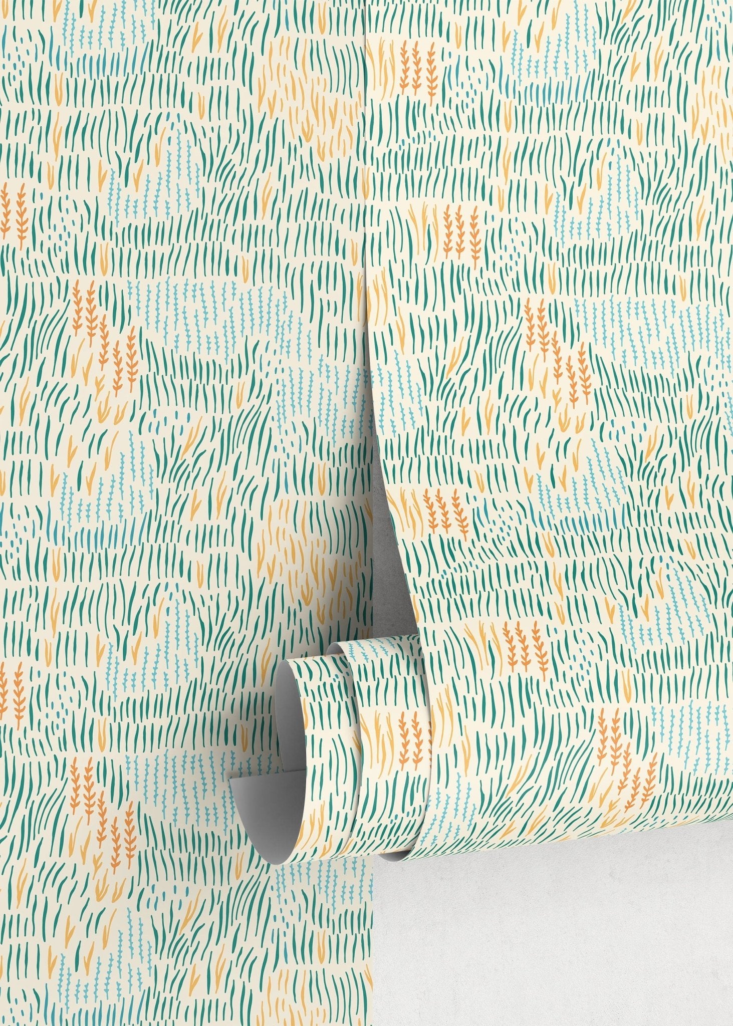 Organic Lines Wallpaper - D290 - WallTrend