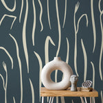 Organic Lines Wallpaper - D618 - WallTrend