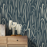 Organic Lines Wallpaper - D618 - WallTrend